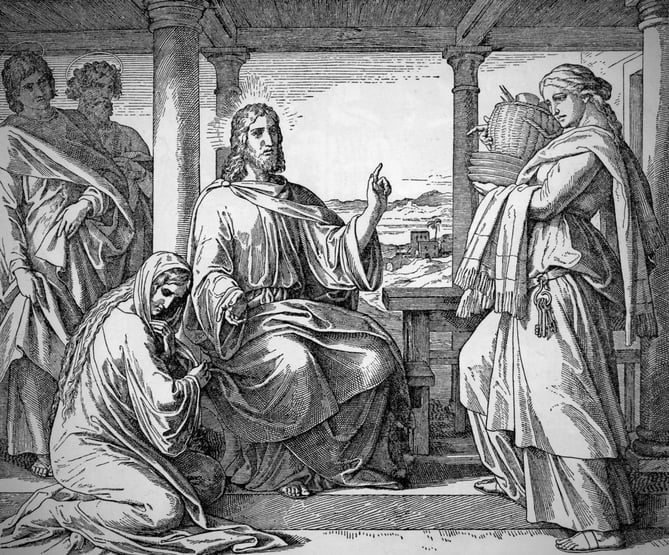 Gospel: Luke 10:38-42 (Pentecost 6: Series C)